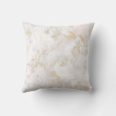 大理石ピンク金ゴールド柄ピローアクセサリー クッション (裏面)