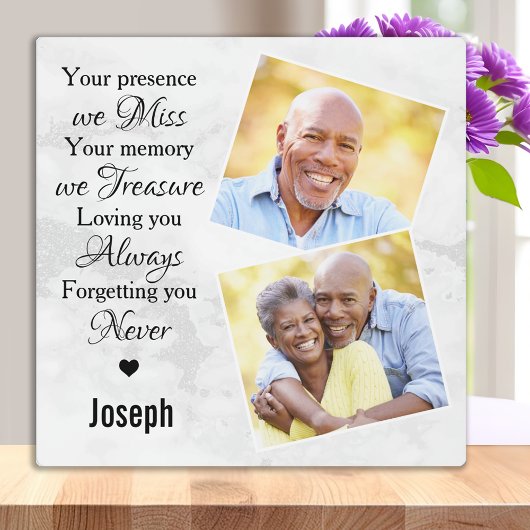 大理石ファミリーフォト悔やみや弔慰記念記念キープサケ フォトプラーク