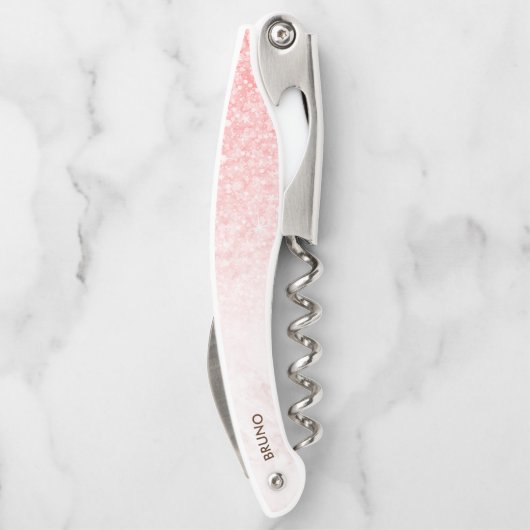 大理石フェイクとグリッターグラデーション ソムリエナイフ (裏面)