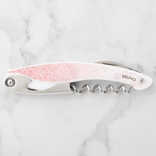 大理石フェイクとグリッターグラデーション ソムリエナイフ (正面)