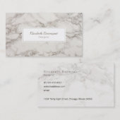 大理石フェイクアラバスタトゥーペタンモダン 名刺 (正面/裏面)