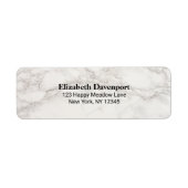 大理石フェイクアラバスタトゥーペタン抽象芸術 ラベル (正面)