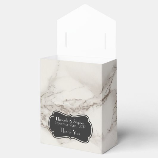 大理石フェイクアラバスタータウペタン結婚ズ感謝していの フェイバーボックス (オープン)