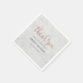 大理石フェイクバラ金ゴールドありがとうSweet sixteen スタンダードカクテルナプキン (角)