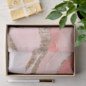 大理石フェイクバラ金ゴールドラッピング、デコページ、クラフト 薄葉紙 (ギフト)