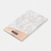 大理石フェイクバラ金ゴールド名前をカスタムするポストイット注記 ポストイット (アングル)