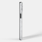 大理石フェイクプリント- 4枚の写真手書きフォントティール(緑がかった色) Case-Mate iPhoneケース (裏面 / 右)