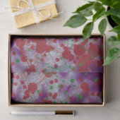 大理石フェイク塊ティッシュペーパー – グレープレッドグリーン 薄葉紙 (ギフト)