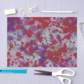 大理石フェイク塊ティッシュペーパー – グレープレッドグリーン 薄葉紙 (クラフト)