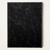 大理石フェイク幾何学的ウェディングプランナー プランナー手帳 (裏面)