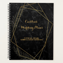 大理石フェイク幾何学的ウェディングプランナー