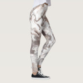 大理石フェイク抽象芸術 レギンス (右)