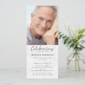 大理石フォト葬儀デジタル招待状 招待状 (スタンド正面)