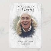 大理石フォト葬儀プログラム プログラム (正面)