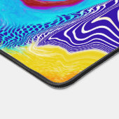 大理石フルード絵画アートフロースタイル デスクマット (コーナー)