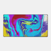 大理石フルード絵画アートフロースタイル デスクマット (正面)