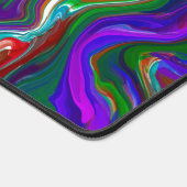 大理石フルード絵画アートフロースタイル デスクマット (コーナー)
