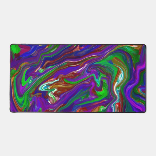 大理石フルード絵画アートフロースタイル デスクマット (正面)