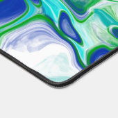 大理石フルード絵画アートフロースタイル デスクマット (コーナー)