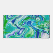 大理石フルード絵画アートフロースタイル デスクマット (正面)