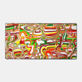 大理石フルード絵画アートフロースタイル デスクマット (正面)