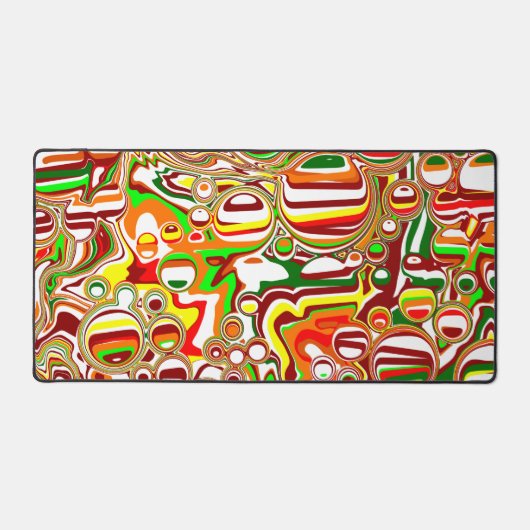 大理石フルード絵画アートフロースタイル デスクマット (正面)