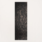大理石ブラックスワール ヨガマット (正面)