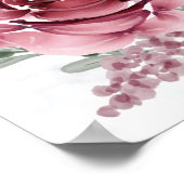 大理石ブルゴーニュバラムスリム結婚イスラムのポスター ポスター (角)