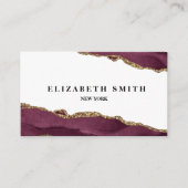 大理石ブルゴーニュ 名刺 (正面)