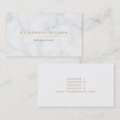 大理石プロフェッショナルエレガント平野 名刺 (正面/裏面)