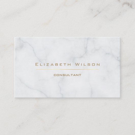 大理石プロフェッショナルエレガント平野 名刺 (正面)