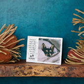 大理石ペットロスのペット記念写真 フォトプラーク (側面)