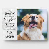 大理石ペットロス記念キープサケペット記念 フォトプラーク (正面)