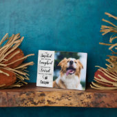 大理石ペットロス記念キープサケペット記念 フォトプラーク (側面)