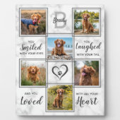 大理石ペット記念写真集 フォトプラーク (正面)