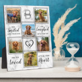 大理石ペット記念写真集 フォトプラーク (側面)