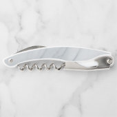 大理石ホワイトコルク抜きボトルオープナー ソムリエナイフ (裏面)