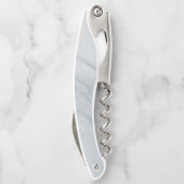 大理石ホワイトコルク抜きボトルオープナー ソムリエナイフ (裏面)