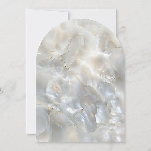 大理石ホワイトシルバーサロン価格表 招待状 (裏面)