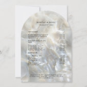 大理石ホワイトシルバーサロン価格表 招待状 (正面)