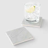 大理石ホワイトストーンコースター ストーンコースター (横)