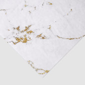 大理石ホワイト金ゴールド抽象芸術ストーエレガントン 薄葉紙 (詳細)