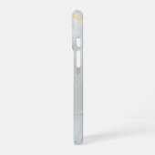 大理石ホワイト おしゃれ グリッター iPhone 16ケース (左側面)