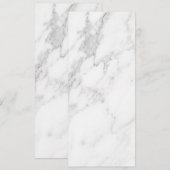 大理石ホワイト メニュー (正面/裏面)