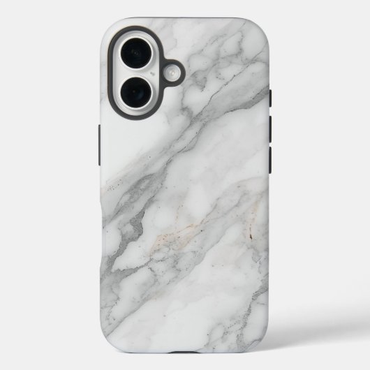 大理石ホワイト Case-Mate iPhoneケース (裏面)
