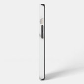 大理石ホワイト iPhoneケース (左側面)