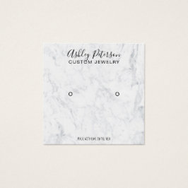大理石ミニマルエレガントリストスタッドイヤリング表示