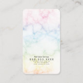 大理石メイクサロンQRコードフォト 名刺 (裏面)