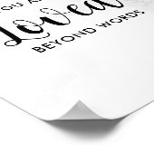 大理石メモリアルユニーク6枚写真コラージュ葬儀 ポスター (角)