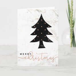 大理石メリーで |クリスマスモダン。 シーズンカード